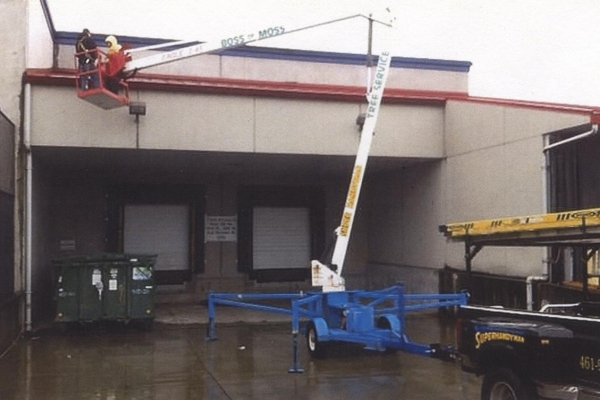 Commercial Building Siding Power Washing
